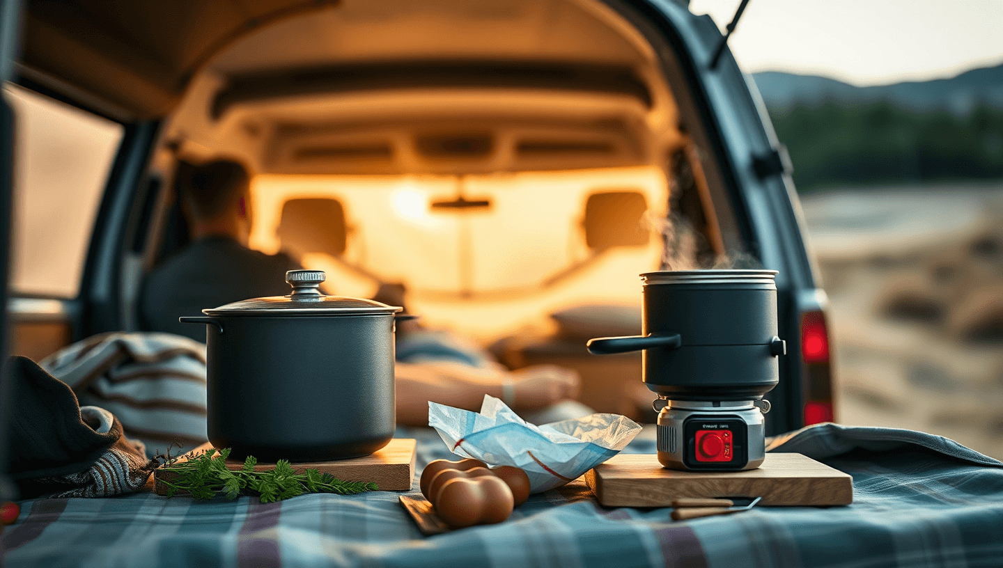 Réchaud camping : popote et poêle ultra-compactes