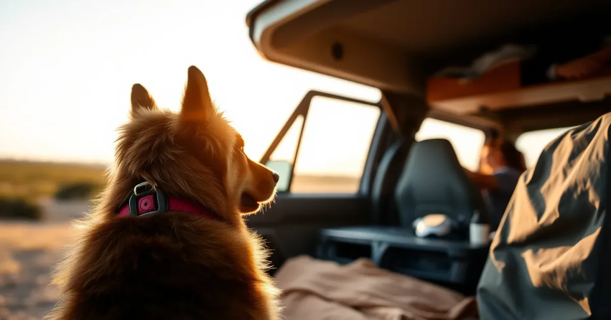 Vanlife avec ton chien : chaleur, pauses et bons réflexes