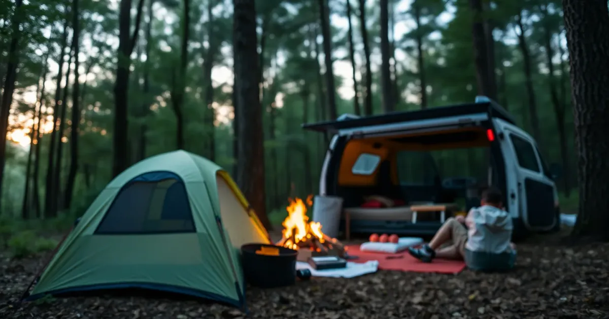 Camping sauvage en forêt : dormir sans laisser de traces