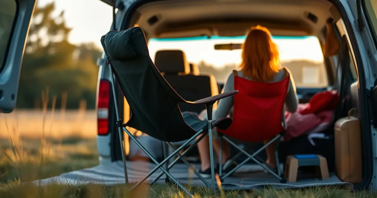 Chaise de camping qui ne s'enfonce pas : mes astuces