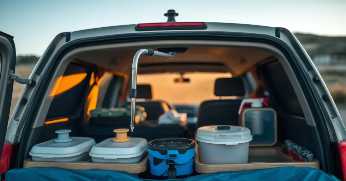 Circuit d'eau propre en van : stop aux bulles et à-coups