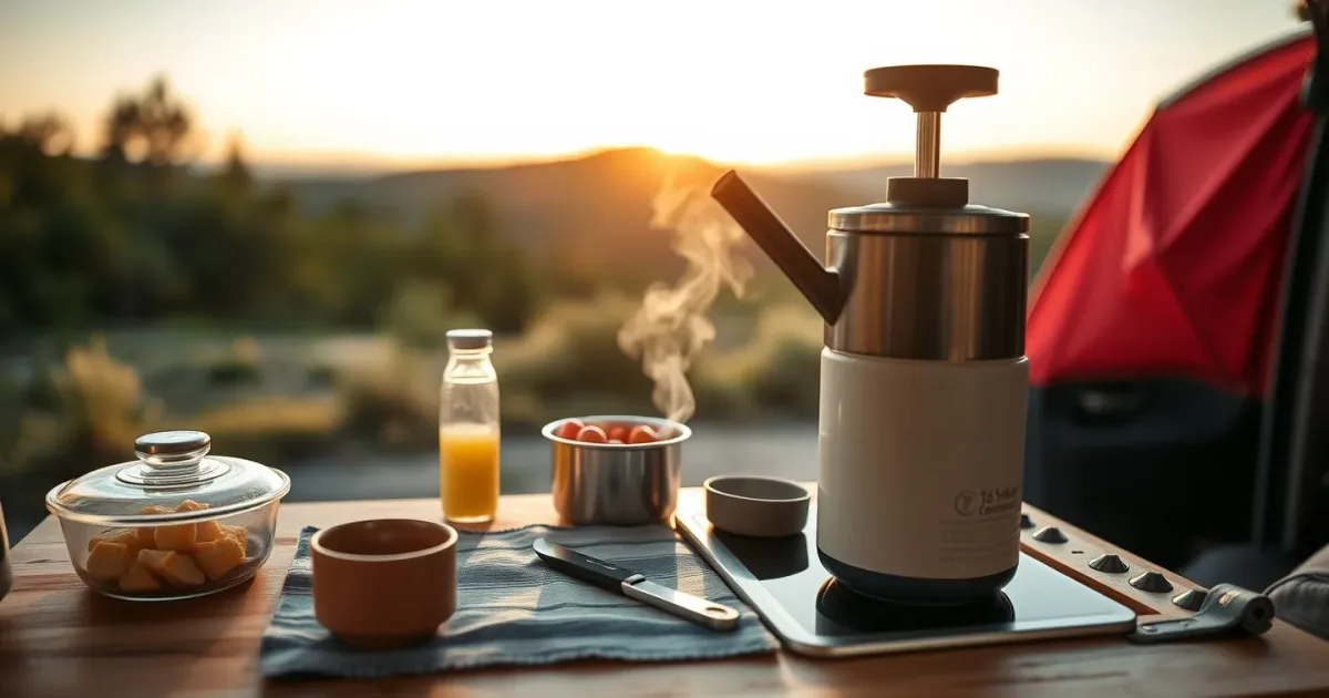 Réchaud à cartouche : plus d'autonomie, meilleure cuisson